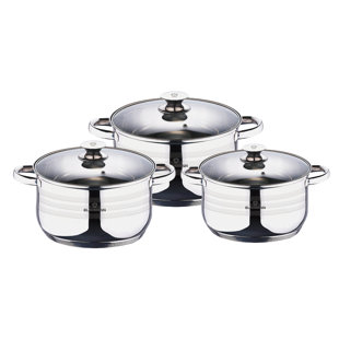 BERLINGER HAUS 6 - Piece Stainless Steel Cookware Set