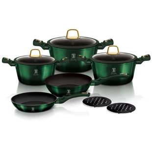 BERLINGER HAUS 10 - Piece Non-Stick Aluminum Cookware Set
