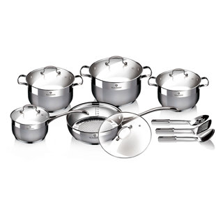 BERLINGER HAUS 13 - Piece Stainless Steel Cookware Set