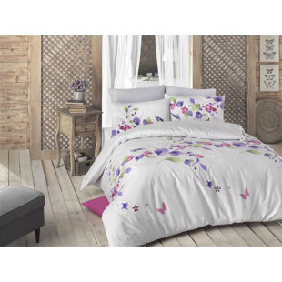 ASIR GROUP INC Modern & Contemporary Cotton Floral Duvet Cover Set