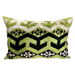 METROHOUSE DESIGNS Geometric Silk Throw Pillow