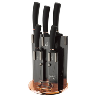 Berlinger Haus 6 Piece Stainless Steel Knife Block Set