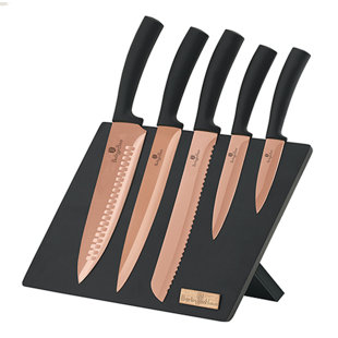 Berlinger Haus 6 Piece Stainless Steel Knife Block Set