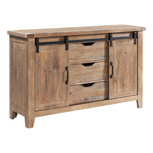 IMAGIO HOME BY INTERCON Highland 60" Sideboard with 2 Cabinets and 3 Drawers, Sandwich