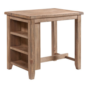 IMAGIO HOME BY INTERCON Highland Table with 3 Open Shelves, Sandwash