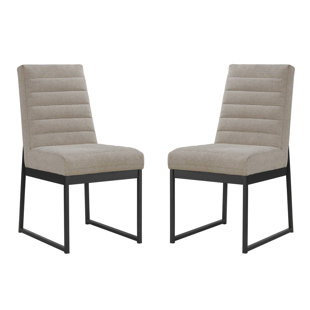 IMAGIO HOME BY INTERCON Eden Upholstered Dining Chair, Dune (Set of 2)