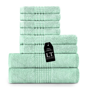 LAVISH TOUCH 100% Cotton Bath Towels
