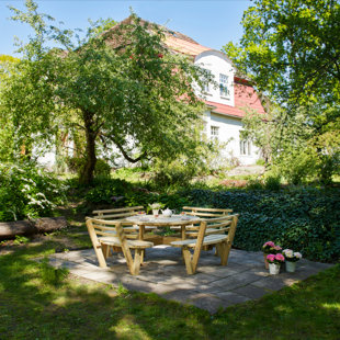 MISTANA Madyson Wooden Picnic Bench