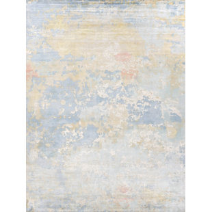 EXQUISITE RUGS Carerra Viscose Abstract Rug