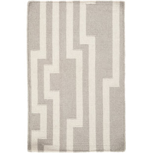 CANDICE OLSON RUGS Handmade Flatweave Performance Gray/Ivory Rug