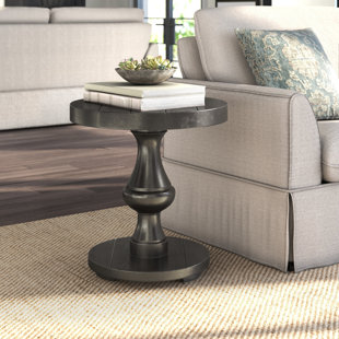 CANORA GREY Saralou Solid Wood Top End Table