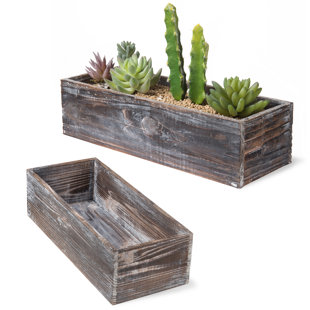 ROSALIND WHEELER Klinger Wood Planter Box