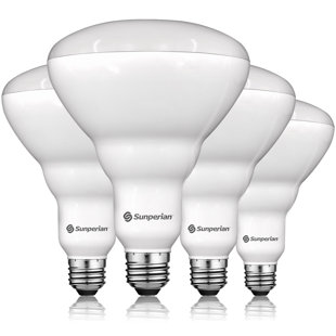 SUNPERIAN 85 Watt Equivalent BR40 E26/Medium (Standard) Dimmable LED Bulb (Set of 4)