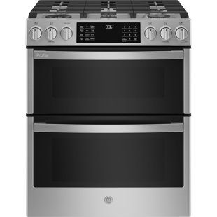 GE PROFILE™ GE Profile Smart Appliances 30" 6.7 cu.ft. Smart Slide-in Gas Range with Griddle and Grill
