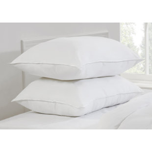 SYMPLE STUFF Duck Feather 48 x 74cm Plush Support Pillow (Set of 2)
