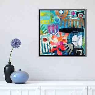 EAST URBAN HOME " Tribal Abstract Blue " by Nikki Chu