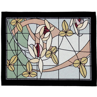 RENNIE & ROSE DESIGN GROUP Cotton Floral Rectangle Placemat (Set of 4)