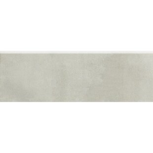 PIXL Poetic License 12'' L x 4'' W Porcelain Stone Look Bullnose Tile Trim (Set of 12)