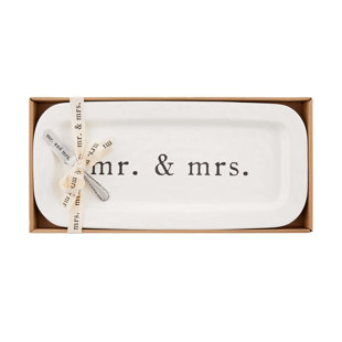 Mud Pie™ Wedding Ceramic Platter