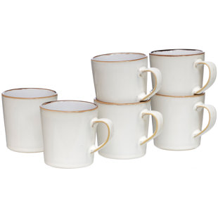 RITZENHOFF & BREKER Kaffeebecher-Set 6-teilig Weiss Visby (Set besteht aus 6)
