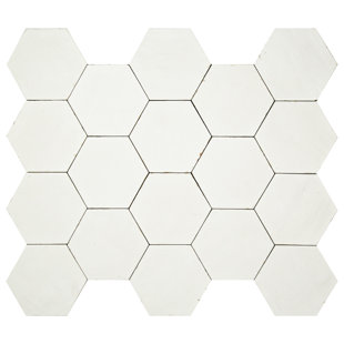 KDC TILE AND MARBLE Geometric Hexagon 6" x 6" Porcelain Wall & Floor Tile