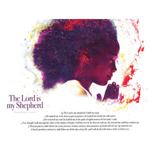TRI-SEVEN ENTERTAINMENT The Lord Is My Shepherd - Unframed Print on Paper