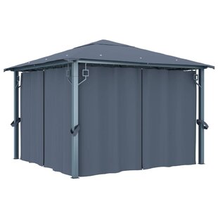 DAKOTA FIELDS Mllal 118" x 118" Aluminium and Steel Patio Gazebo