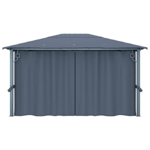 DAKOTA FIELDS Mrja" 118" x 157.5" Steel Patio Gazebo