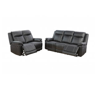 CHANGHE TRADING INC 3 Piece Faux Leather Reclining Living Room Set