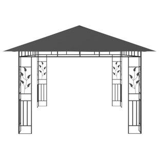 DAKOTA FIELDS MM 118" x 157.5" Steel Patio Gazebo