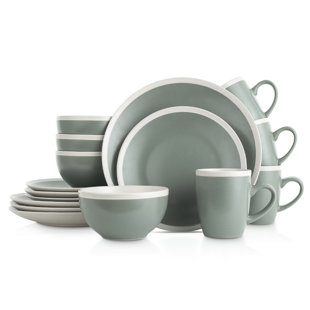 Stone Lain Serenity 32-Piece Dinnerware Set Stoneware