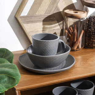 Stone Lain Abigail 32-Piece Dinnerware Set Stoneware