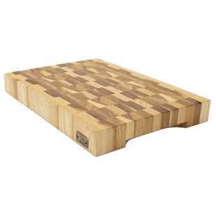 A & E MILLWORK Hickory Wood Cutting Board