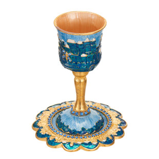 MATASHI CRYSTAL Crystal Kiddush Cups