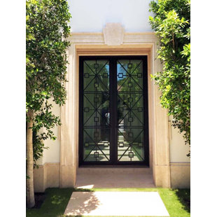 CUSTOM IRON DOOR PROS Demeter Iron Prehung Front Entry Doors
