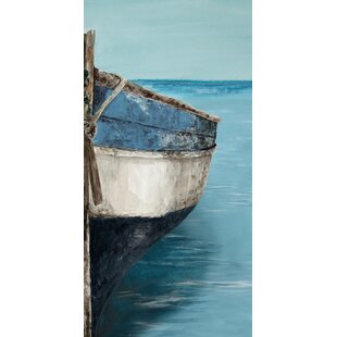 CHELSEA ART STUDIO Barclay Butera " Mediterranean Boats V " by Barclay Butera