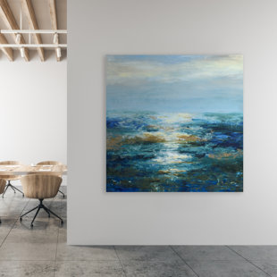 CHELSEA ART STUDIO Barclay Butera " Sun On The Water " by Barclay Butera