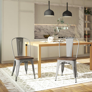 WILLISTON FORGE Eiko Stacking Side Chair (Set of 2)