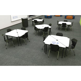 MARCO GROUP INC. 20 -Student Manufactured Wood 30" Desk and Chair Set