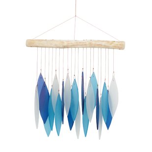 COHASSET GIFTS & GARDEN Glass Abstract Wind Chime