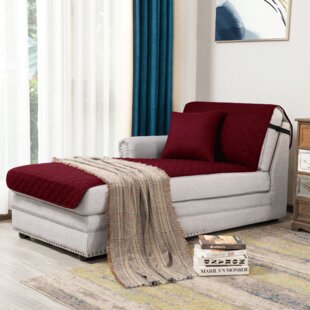 CHUN YI Reversible Comfort Box Cushion Chaise Lounge Slipcover