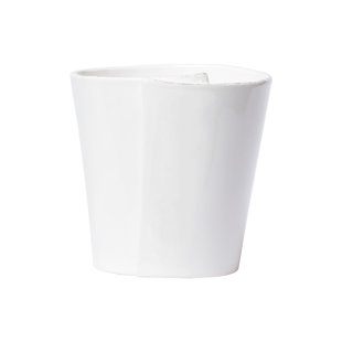 VIETRI Lastra White Utensil Holder