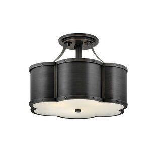 HINKLEY Chance Glass Semi Flush Mount