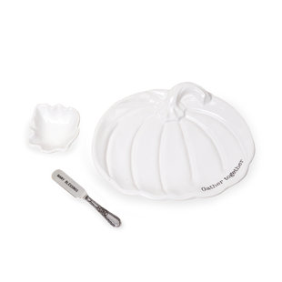 MUD PIE™ Gather Ceramic Decorative Plate and Bowl - Set of 2