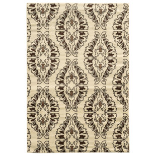 LINON RUGS Elegance White Rug