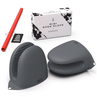 WAFE Oven Glove for Air Fryer with Ovenshelf Protector (Set of 2)