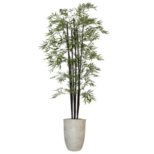 VINTAGE HOME Panama 80" Artificial Bamboo Tree in Planter