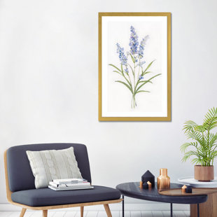 ICANVAS Dainty Botanical Lavender by Sally Swatland - Painting Print