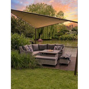 LG OUTDOOR 10-Sitzer Lounge-Set Oslo aus Polyrattan mit Polster