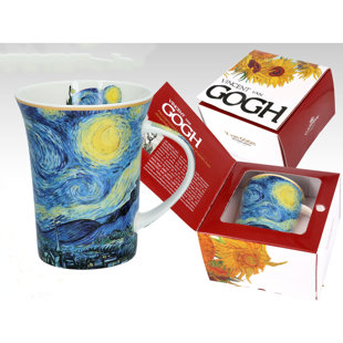 PROMASTER GIFTS Van Gogh Starry Night Bone China Coffee Mug